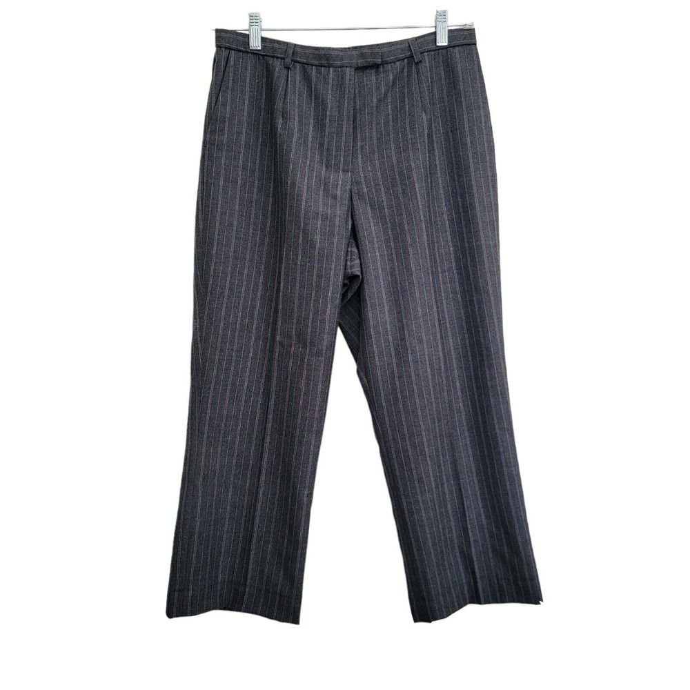 Pendleton Women's Size 12 Petites Pinstripe Wool Pants Lined